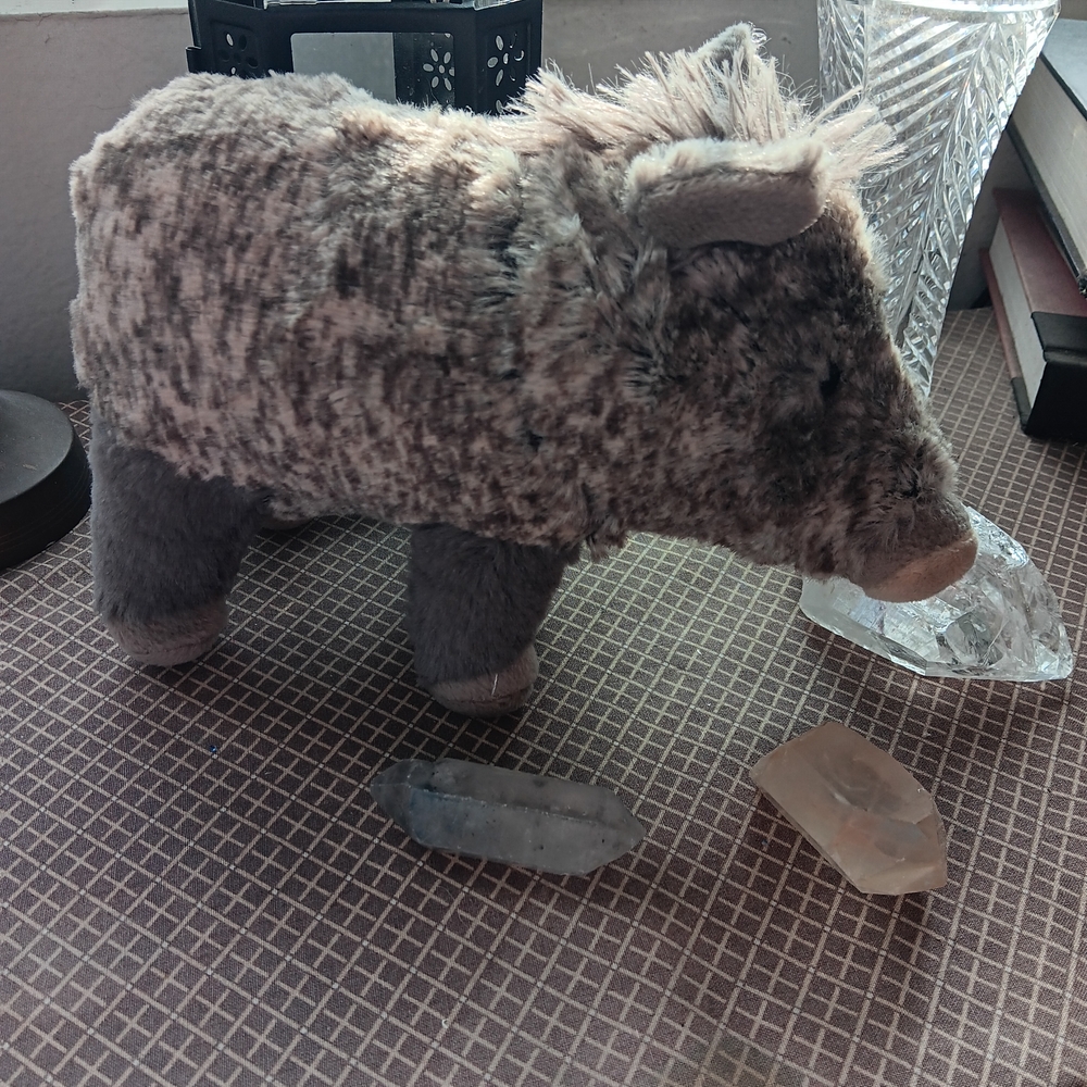 Wart Hog Or Boar Stuffed Animal Great Condition, Soft Fur, African Animal..